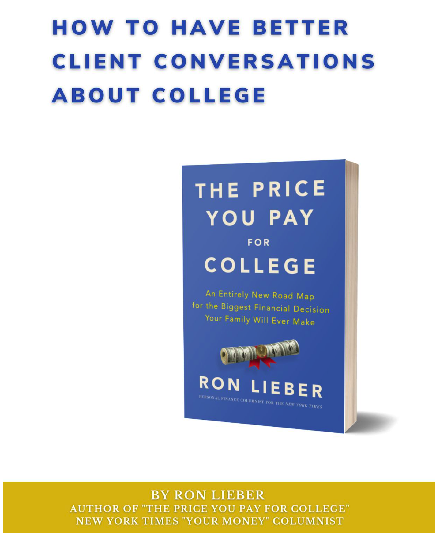 The Price You Pay for College- an article by Ron Leiber