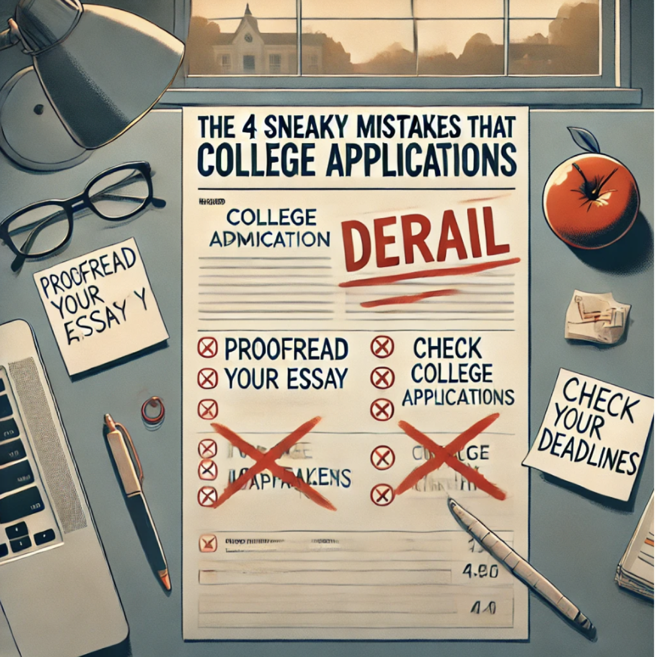 The 4 Sneaky Mistakes That Derail College Applications