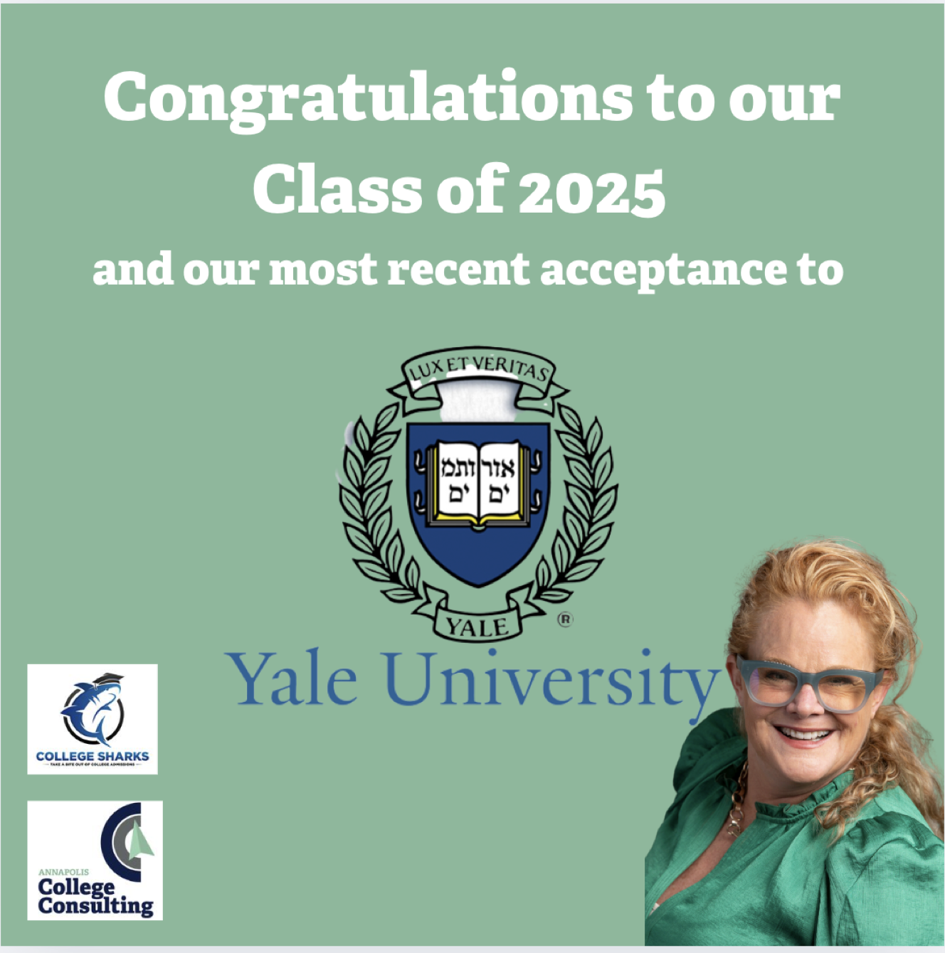 yale list of college acceptances by annapolis college consulting